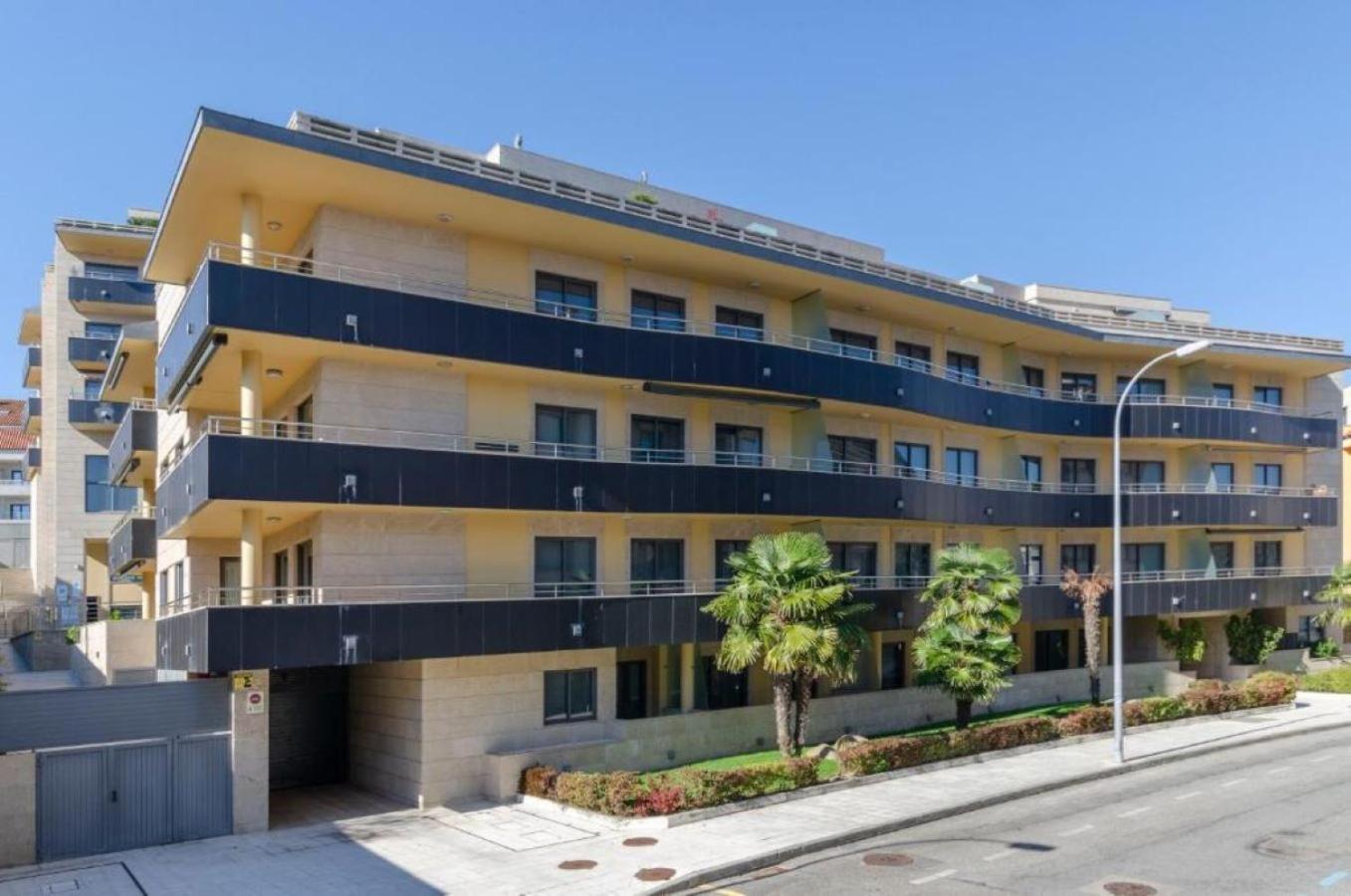 Apartamento En Urbanizacion Con Piscina En Playa De Silgar Sanxenxo Esterno foto